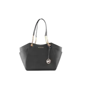 Pre-owned MICHAEL KORS Leather Shoulder Bags Jet Set Large Chain Shoulder Tote Women's Bag