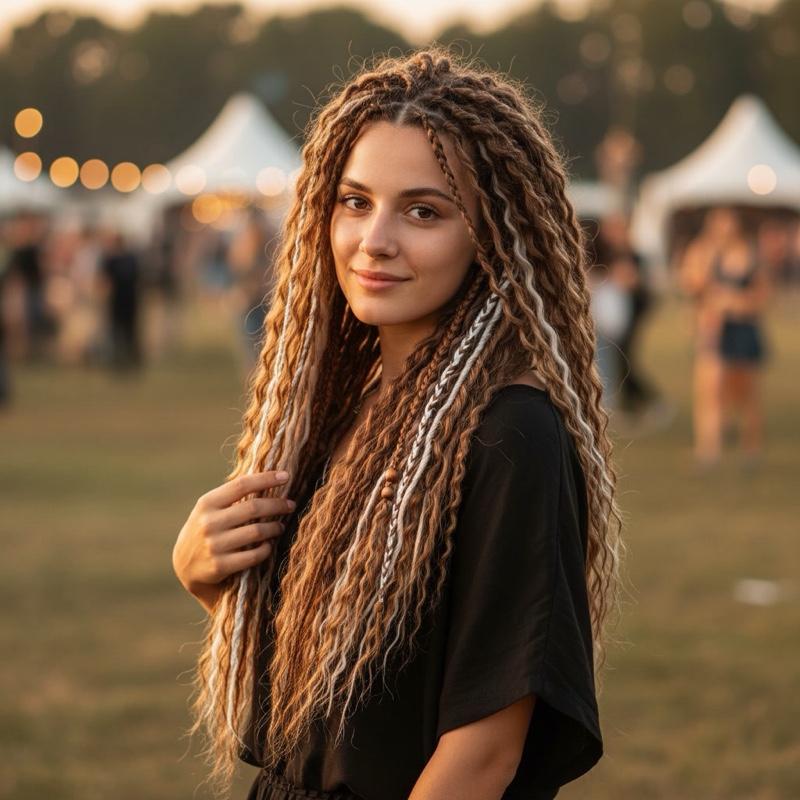 Caramel Melt DE Dreads 24in