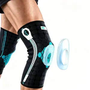 COFCARE Professional Sports Knee Support – Dual-Layer Protection with Memory Springs, 3D Surround Compression for Knee Support & Shock Absorption，For Basketball, Running, Gym, Men & Women