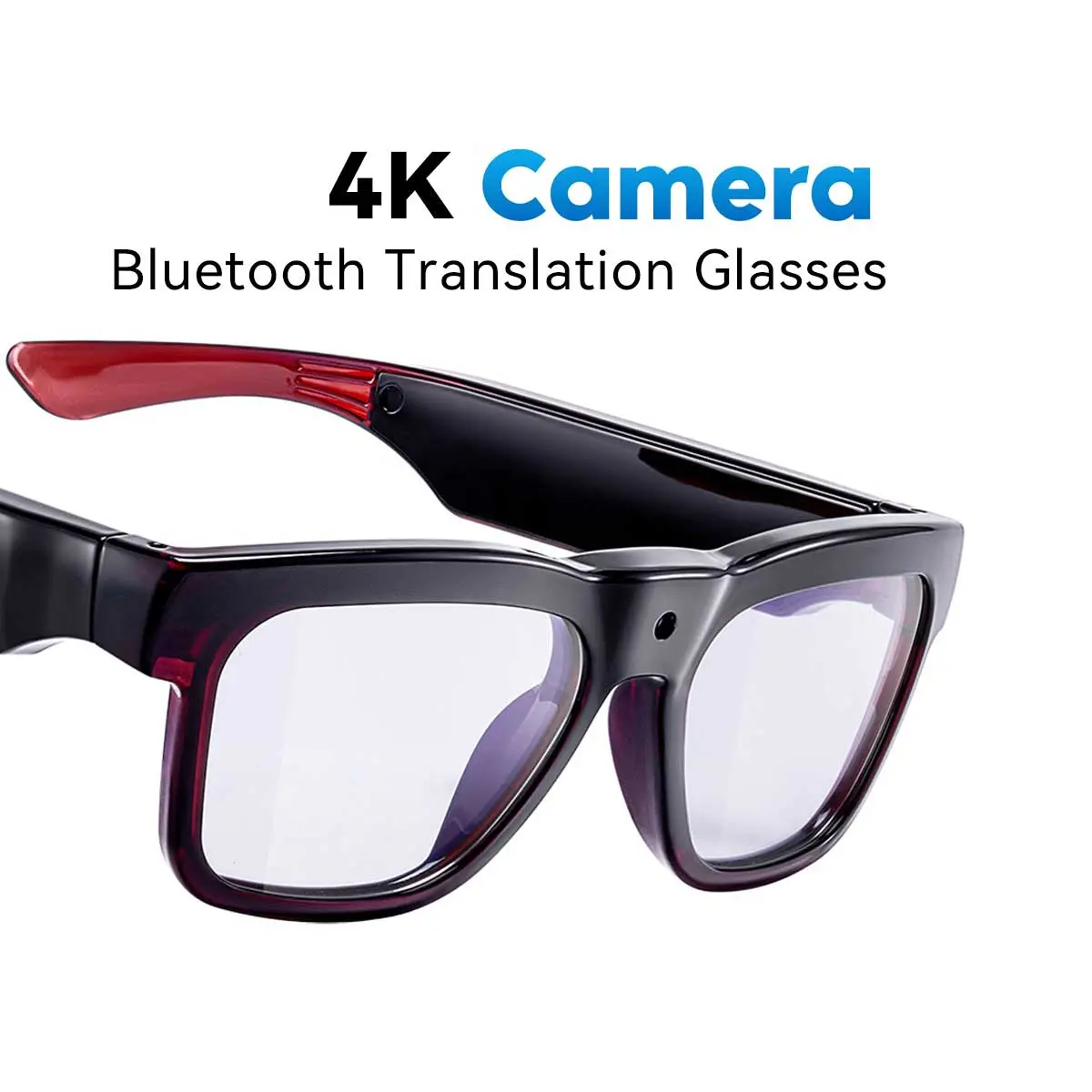 OHO SUNSHINE Edge Pro 4K Camera Smart Glasses with Bluetooth Audio and Real-Time Translation