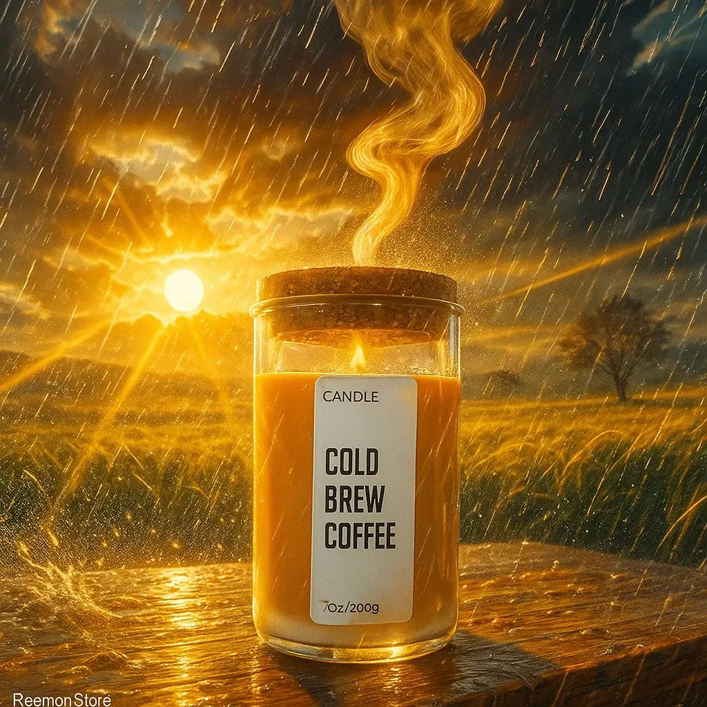 Cold Brew Coffee Scented Candle 7oz – Strong Coffee Fragrance Candle, Aromatherapy Coffee Candle, Rich Espresso Scent, Long Lasting Soy Wax Candle for Home, Office, Relaxation & Coffee Lovers, Gift Idea Cozy Coffee Aroma Candle, Decor, Freshener