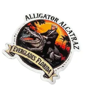 2 Pack: 2 3/8 x 2 3/4 Vinyl Stickers. “Alligator Alcatraz Everglades Florida” Decals Great for Cars, Motorcycles, SxS’s, Laptops and cups.