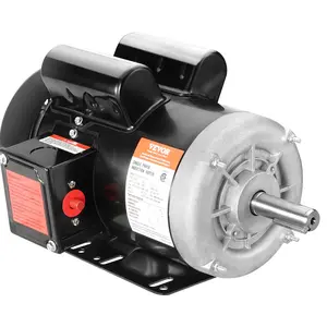 VEVOR 2HP Electric Motor 1725 rpm,  AC 115V/230V, 143/5T Frame, Air Compressor Motor Single Phase, 7/8" Keyed Shaft, CW/CCW Rotation for Agricultural Machinery and General Equipment