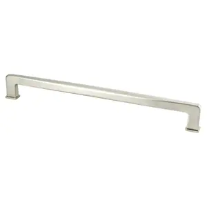 212 MAIN Subtle Surge Appliance Pull, 12 in. CC, Brushed Nickel Finish, Soft Edges Door Hardware, Screw Included