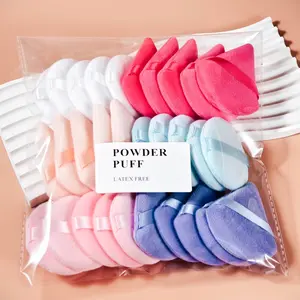 Multicolor Soft Powder Puff Set Beauty Puff – Latex-Free Makeup Applicators for Smooth and Flawless Finish（Random shape & color）