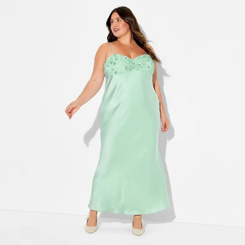wild fable green dress - TikTok Shop