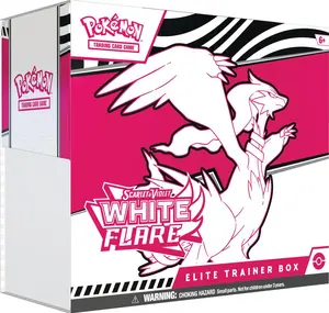 Pokemon TCG: Scarlet and violet White Flare Elite Trainer Box - SV: White Flare and Black Bolt Elite Trainer Box - SV: Black Bolt