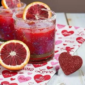 Blood Orange Margarita Glitter Cocktail | Mocktail |  Champagne Mimosa Bombs with Caffeine