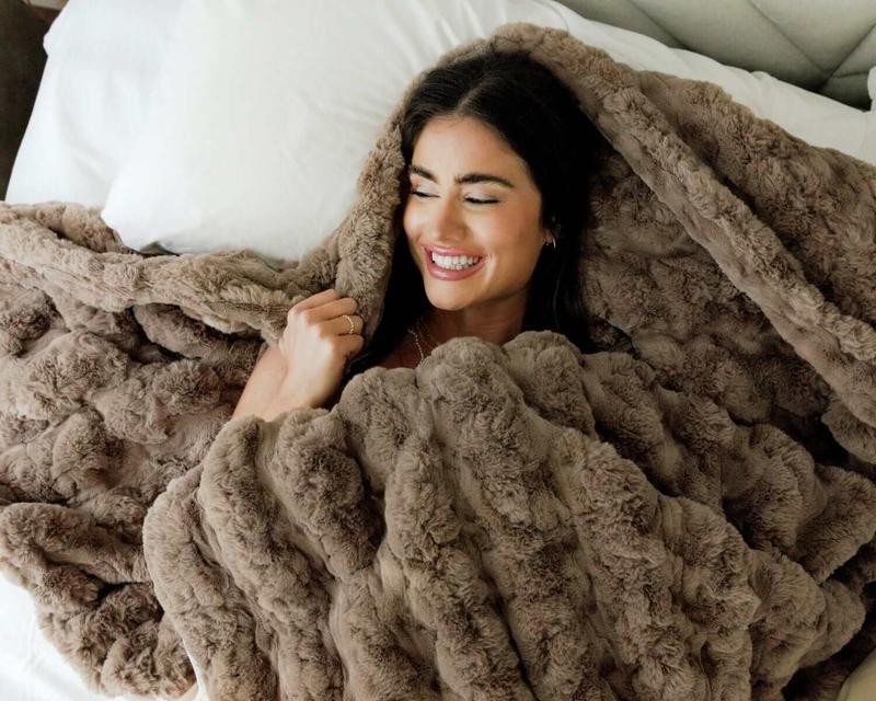 Ultra Sorbet Gingersnap Blanket