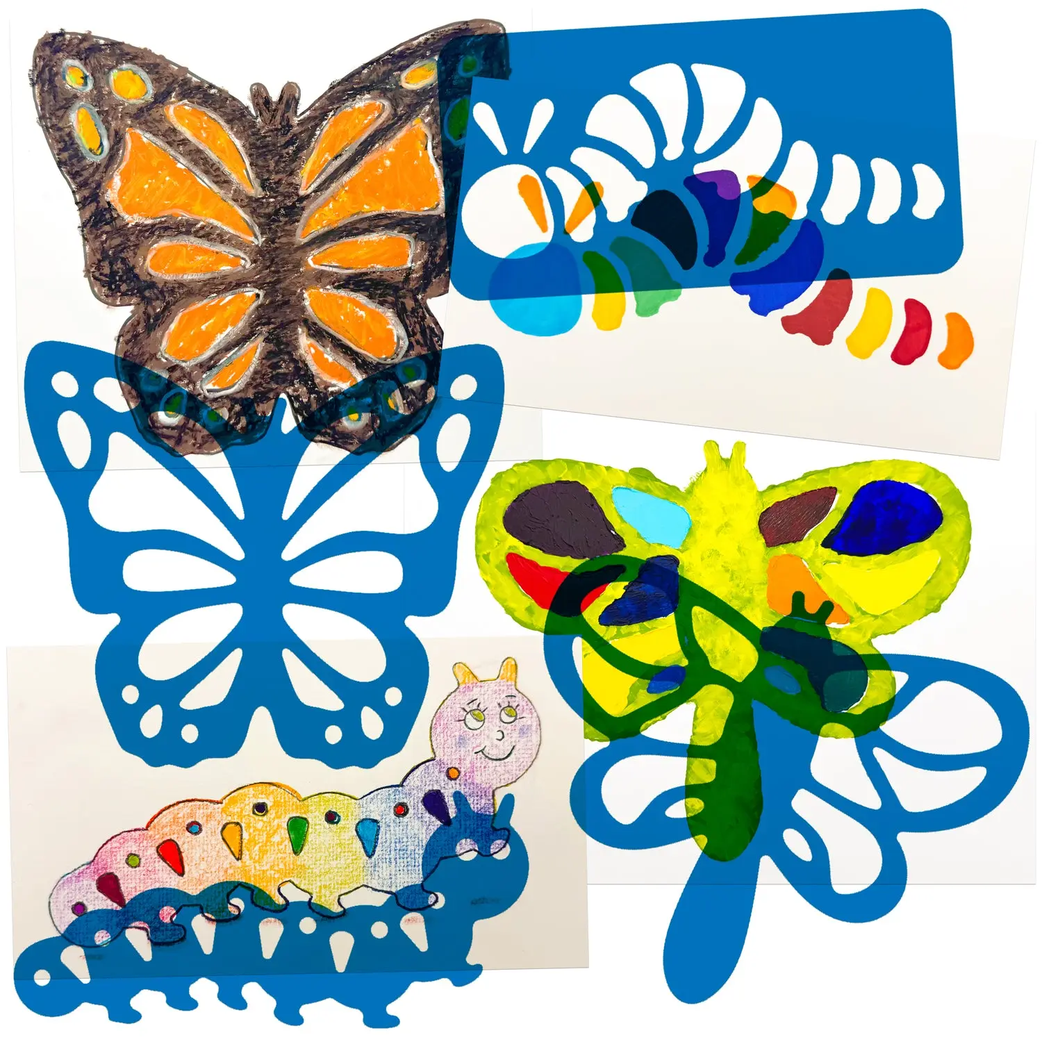 Butterfly and Friends Stencil Set