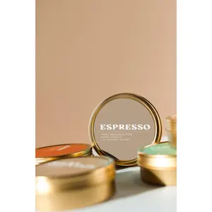 Espresso Travel Tin Candle