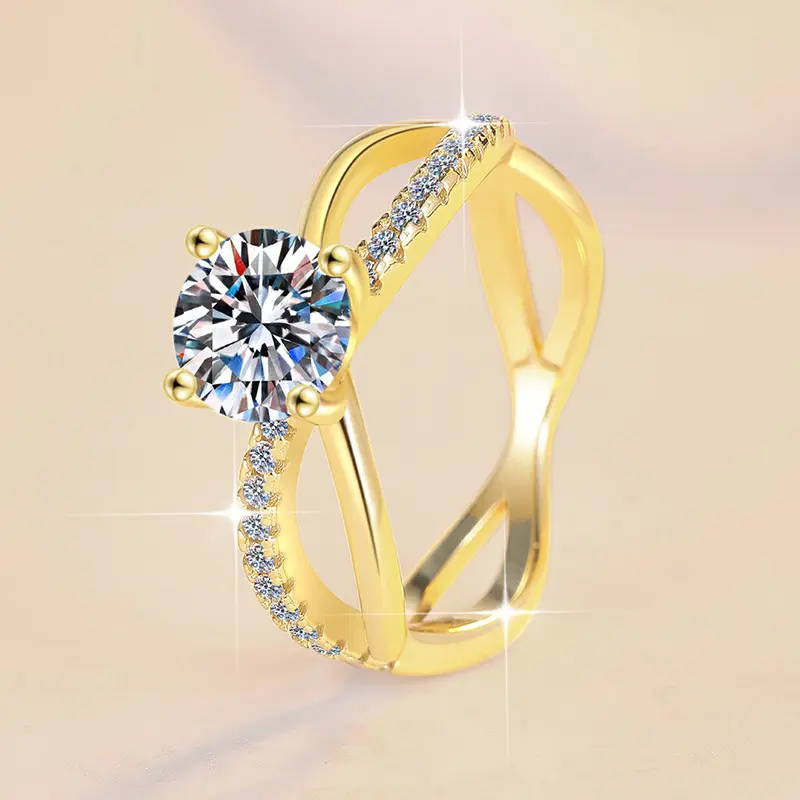 18K Gold [Sparkling Zircon] 1 Carat