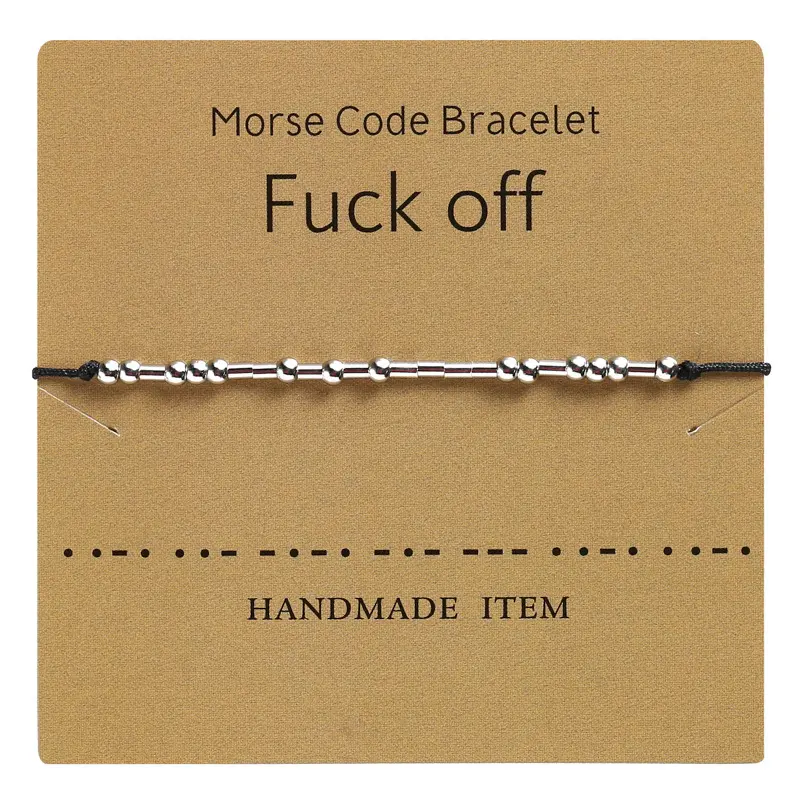 Morse password alphanumeric couple bracelet bracelet, Morse password bracelet bracelet