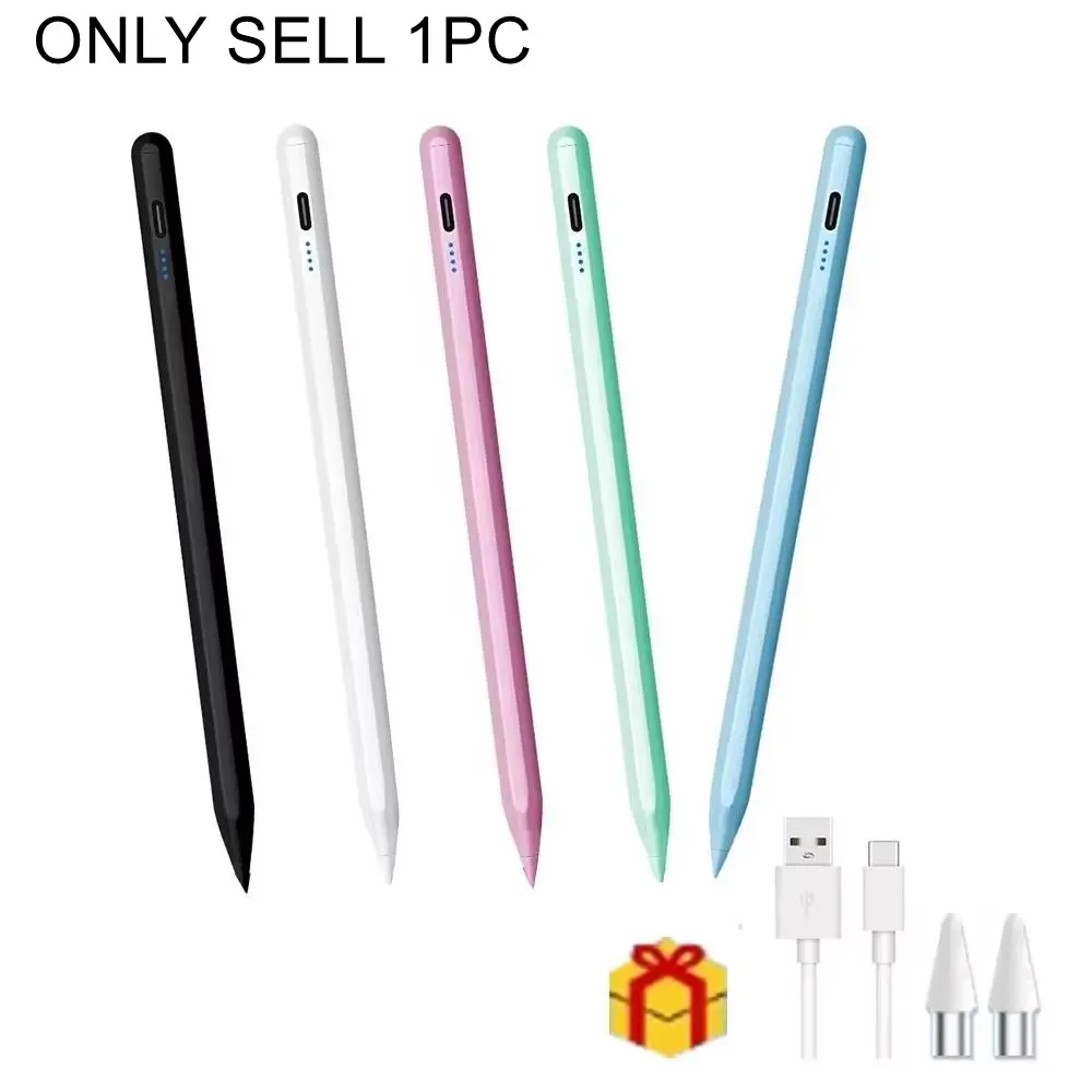 Active Touch Pen, Touchscreen Pen for iPad 2018+, Tablet Pen, Electronic Digital Stylus, Tablet Styluses, Multi-Color Capacitive Stylus with Tilt Function & Magnetic Accessories, Ideal Gift for Boys Girls