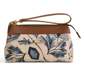 Spartina 449 Emma Leather RFID Wristlet - Serpentine