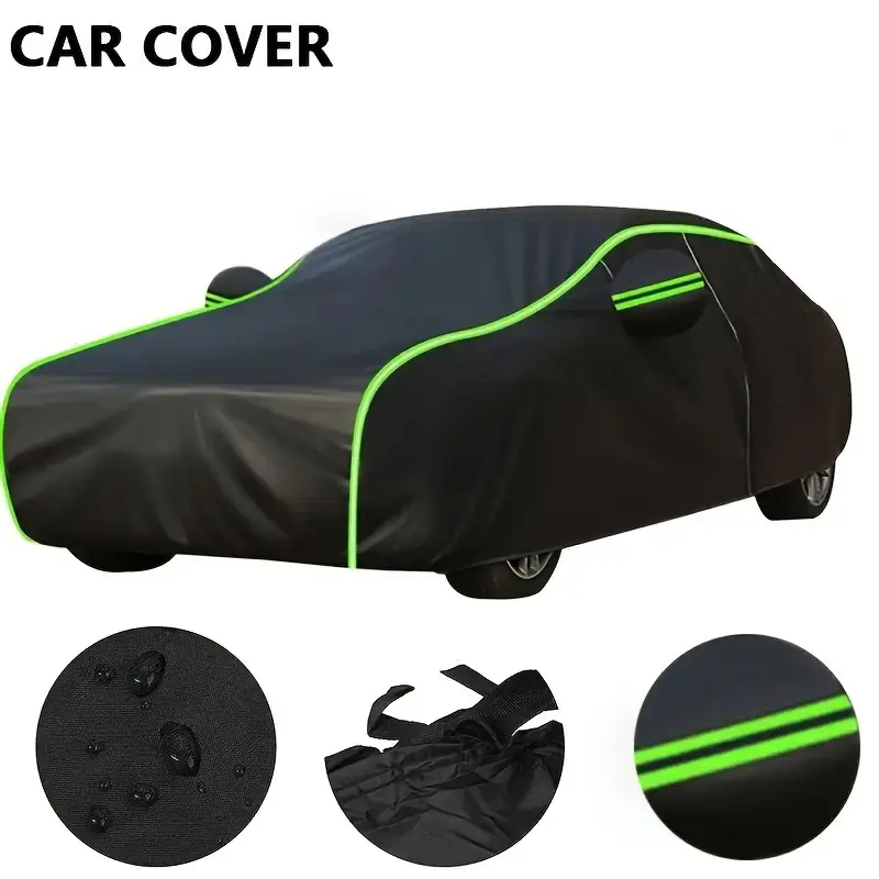Car Cover Waterproof All Weather, UV Protection Windproof Outdoor FullCar Cover, Full Exterior Covers For Sedan SUV Hatchback Coupe For Automobiles Sun UV Rain Snow Sand Protect Vehicle Painting Silver-XXL