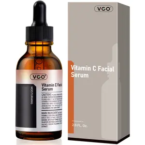 VGO Vitamin C Face Serum, Hydrating Serum with Vitamin C, Hyaluronic Acid, Vitamin E & More, Serum for Dullness Radiance, Balanced Tone Complexion-B Firming Essence Moisturizing Dark Spot Corrector