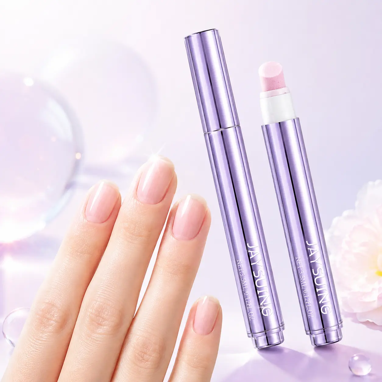 Jaysuing Nail Essence Care Pen Nourishes The Stratum Corneum Of Nails, Makes The Nail Surface Bright And Soft, And Is A Nail Cleaning And Care Pen