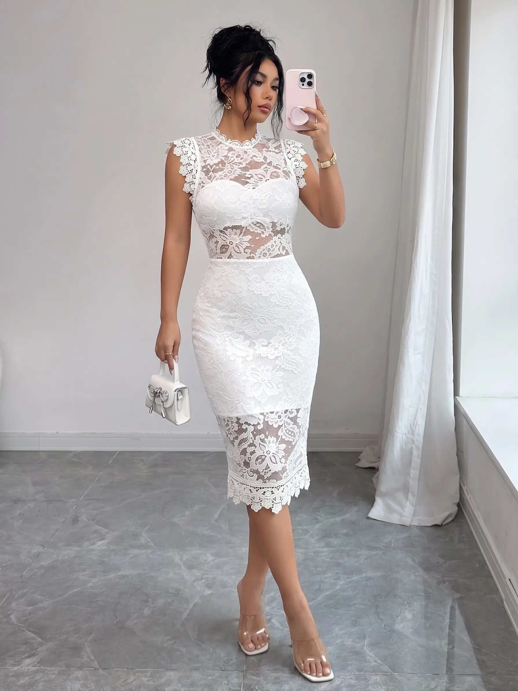 blair embellished fit & flare cocktail dress Blair Fit And Flare Dress – Adeline main image 1