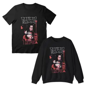 Danzig Black Shirt, I Luciferi Vintage Rare T-shirt, Halloween Gift Horror Fan, One Side, Unisex Menswear Top, Heavy Cotton Fabric