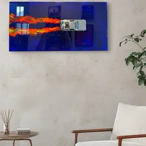 20” x 10” Resin Fire Street 88mph Wall Art – Handcrafted Diecast Display