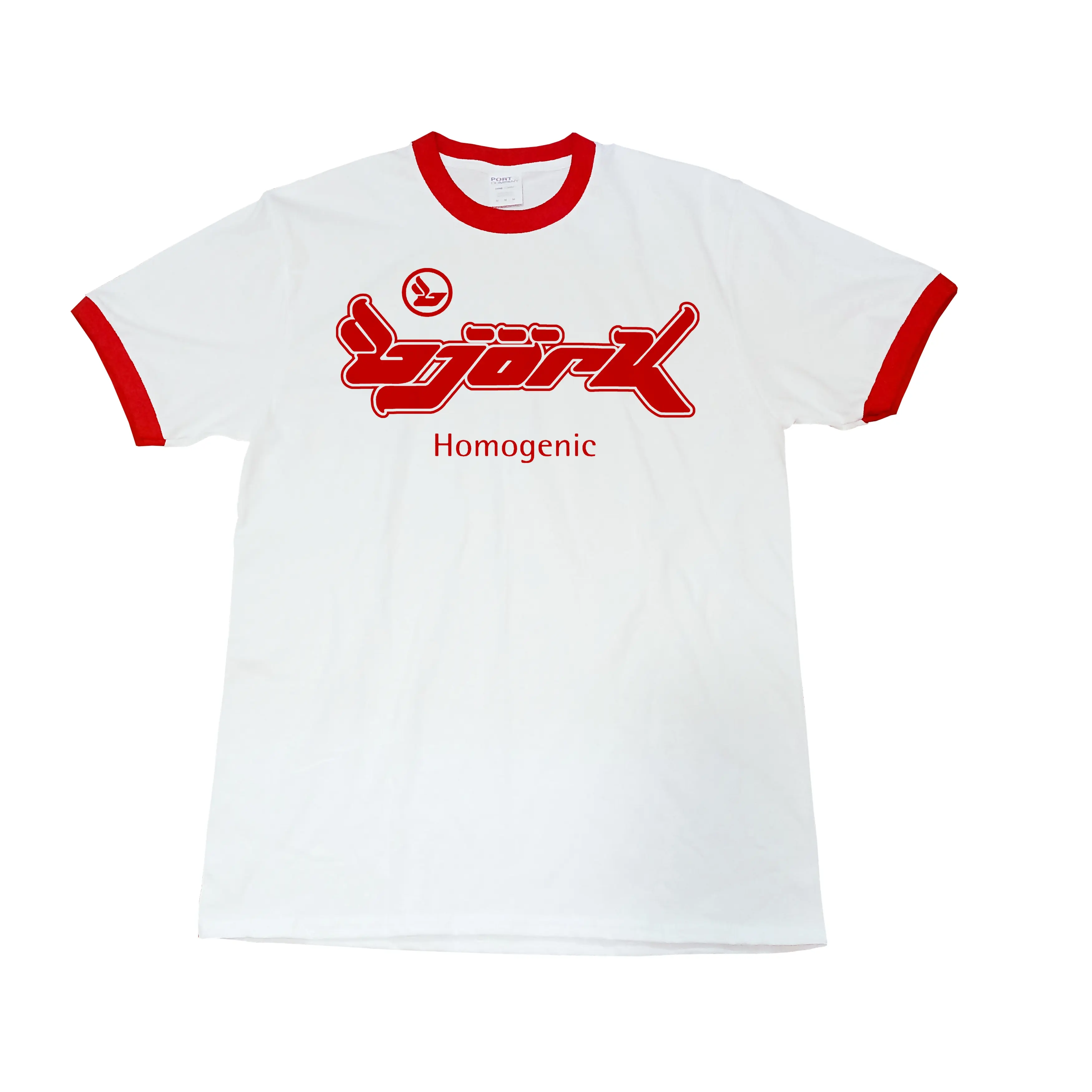 bjork homogenic logo vintage style ringer shirt Tshirt Streetwear Menswear Top Casual men gifts