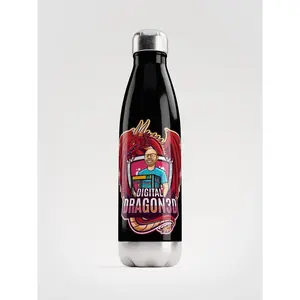 Digital Dragon 3D Water Bottle (Dark Mode)