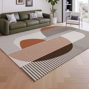 Luxury Indoor Decorative Carpet, New Short Velvet Pearl Material, Living Room Rug, Sofa Mat, Bedroom Floor Covering, Non-Slip Pad, Home Decorative Rug