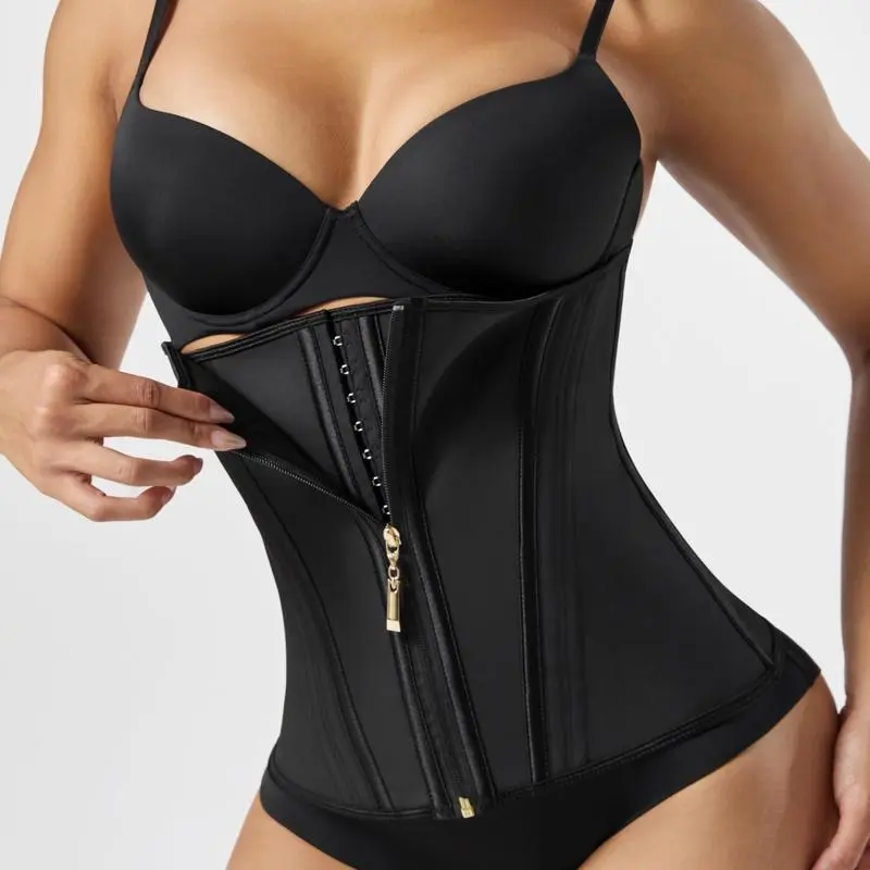 Shapewearwaist Trainer for Women, Tummy Control Waist Cincher, Hourglass Sport Workout Faja Body Shaper Shapewear Womenswear Belts Overall Compression Basic Shapewear True Fit Faja Cali Curves Black Elegant Fajas Waist Trainer Body Shape Waist Trainers