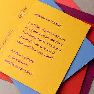 'Congrats on the Kid' Greeting Card