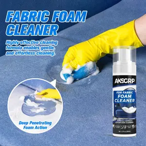 Textile Sofa Clothes Rug Foam Cleaner Liquid, Fabric & Carpet Cleaning Agent, Household Cleaners, No Pesticide, Ca Prop 65 Compliant