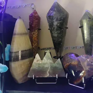 Ituitive Crystal Grab Bag - Assorted Crystals in Clear Holder, Ideal for Home Decor and Personal Use Hand-Selected