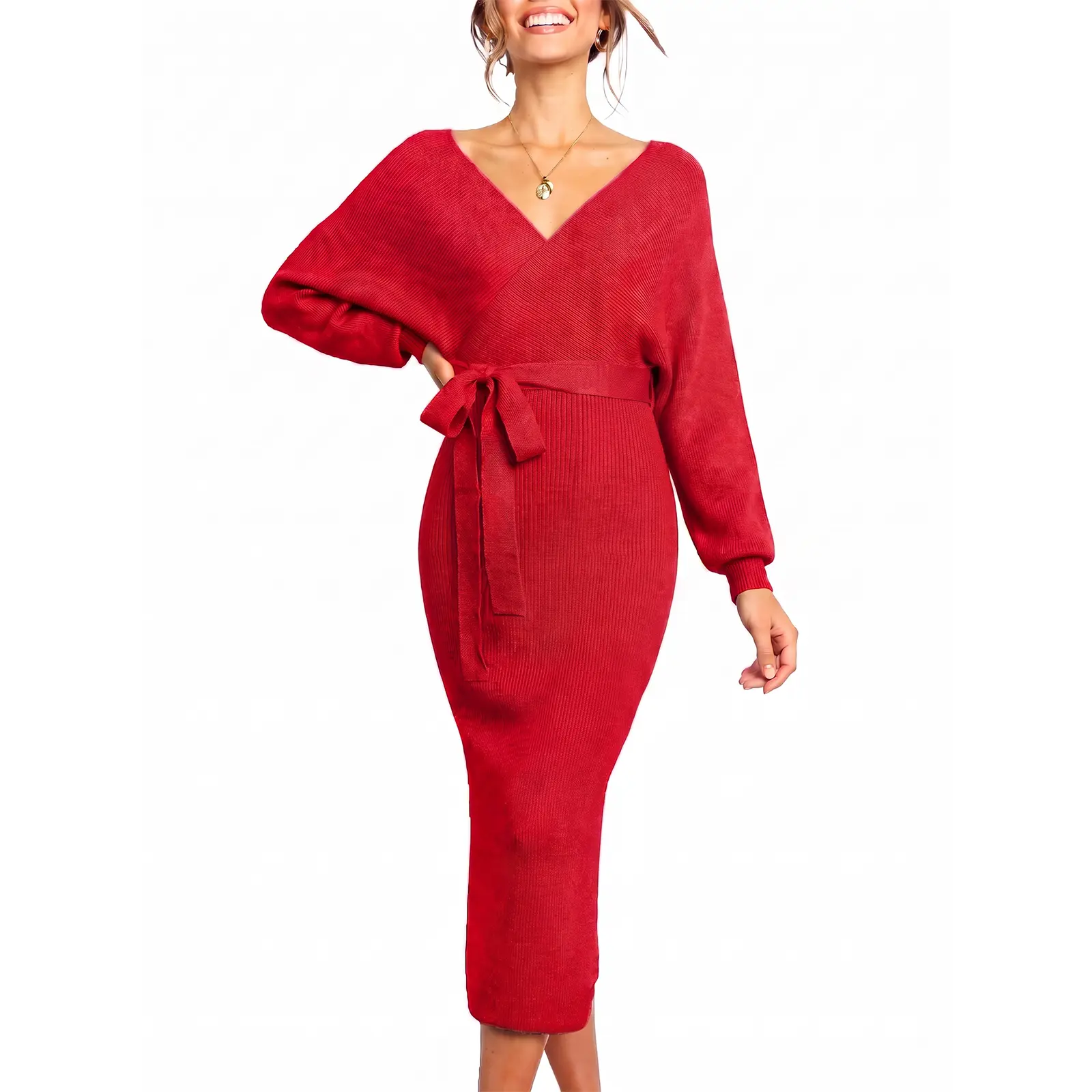 Saodimallsu Maternity Nursing Dress Sweater Dress for Women Wedding Guest Dress Baby Shower Maternity Photoshoot Outfits