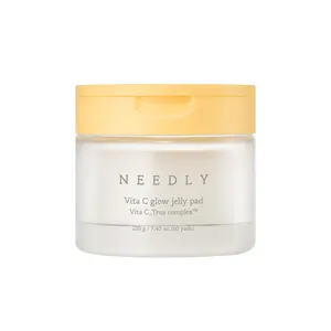 [NEEDLY] Vita C Glow Jelly Pad 60pads, Hydrating, Soothing, Korean Skincare, Leightweight Soothing Pad, Daily pad, Korean Skin Care, Viral Jelly Pad