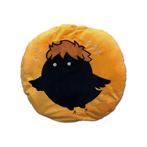 Haikyu!! S2 - Shoyo Hinata Crow Round Shaped Throw Pillow