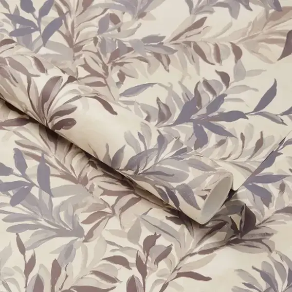 Threshold French Vine Woodland 198"x20" Peel & Stick Wallpaper Nature Blue