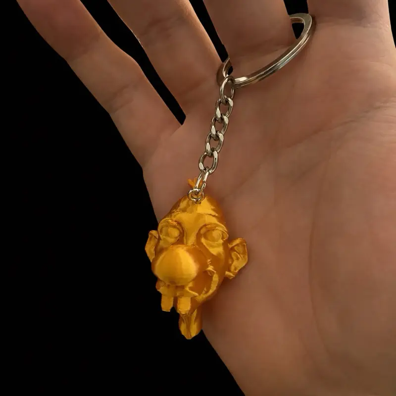 Gold Neegy Keychain Gold Neegy Keychain
