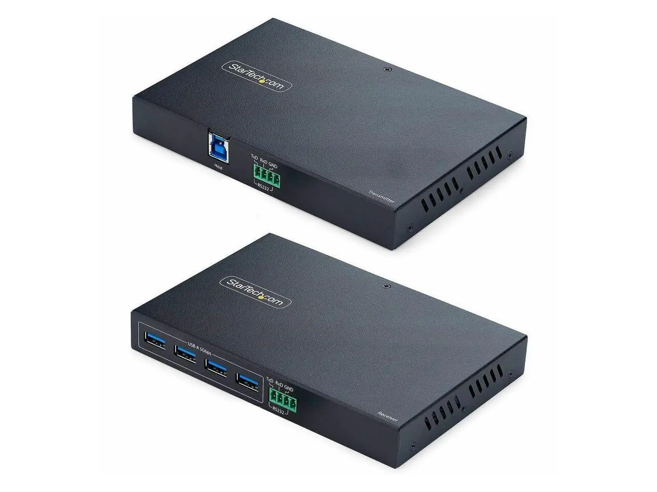 StarTech 4-Port USB 3.0 Extender over Ethernet up to 330ft via Cat6a/Cat7/Cat8 RJ45 - Extension Adapter for Remote USB Devices - TAA - C10043-USB-EXTENDER