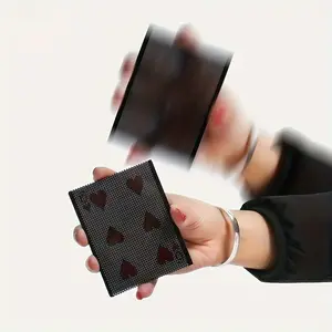 Vacuum Magic Card Switch Trick, Instant Poker Change, Close Up Magic Prop, Party Game Supplies, Durable Plastic, No Power Needed