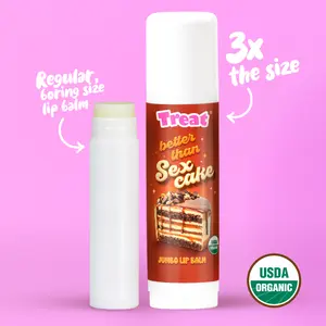 Better Than Sex Cake Jumbo Organic Lip Balm