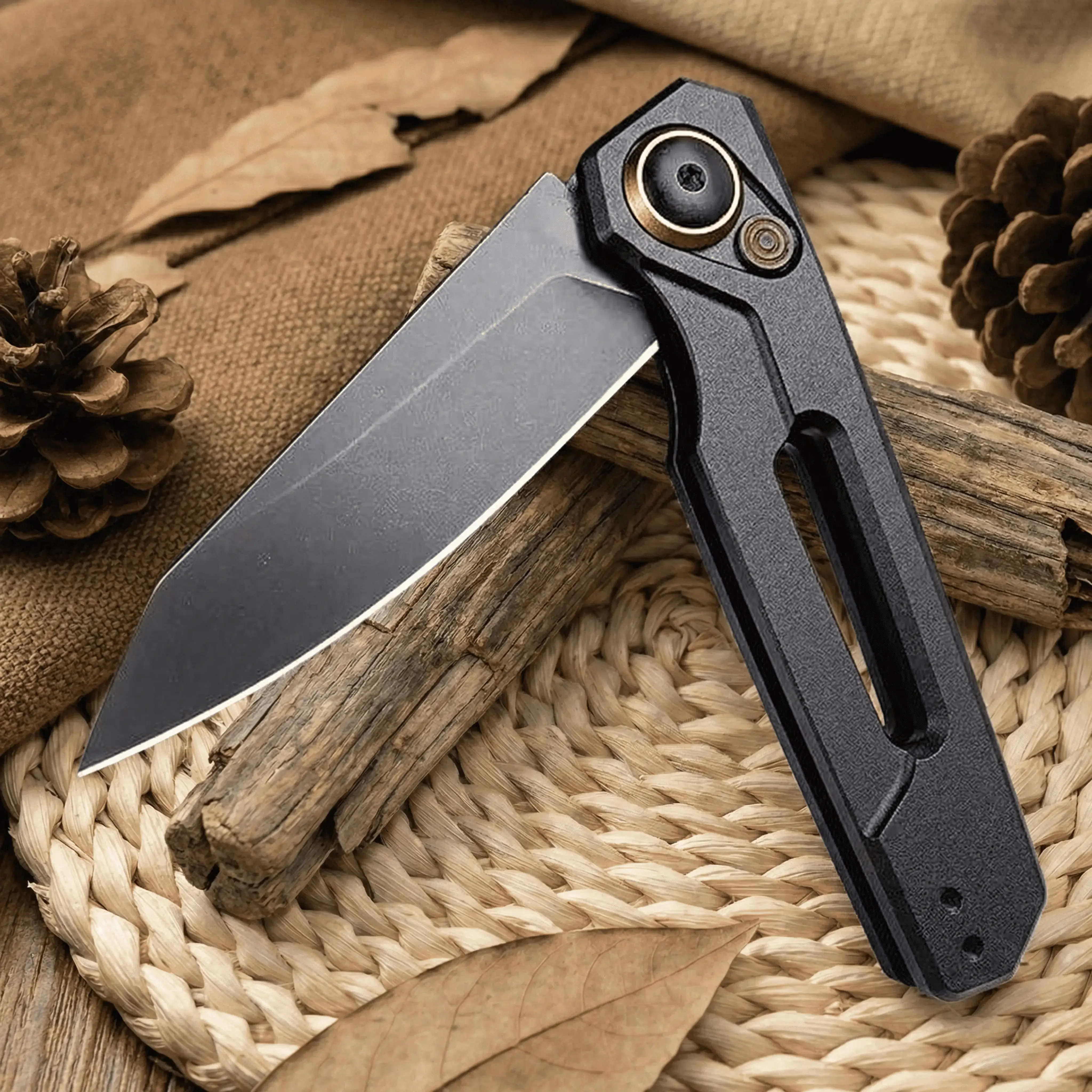 Outdoor Folding EDC Pocket Tool - Lightweight Aviation Aluminum Handle, High-Hardness Steel Core, Survival Gear for Camping, Driving, Practical Gift for Men