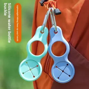 Free Your Hands Silicone Portable Water Bottle Buckle Dachuang Travel Beverage Bottle Storage Hook Mineral Water Bottle Outdoor Artifact