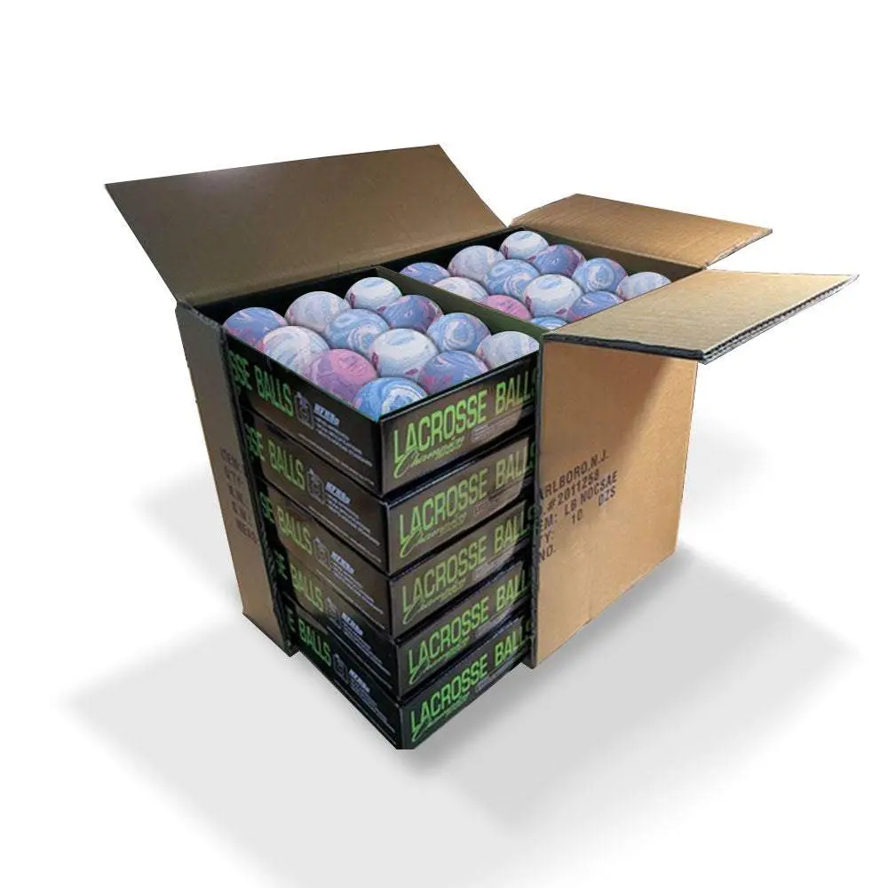 Multi-Color Lacrosse Balls, 120-Pack | Official Size Molded Rubber Construction, NCAA & NFHS Approved for Improved Accuracy, Approved By Ncaa/Nfhs, Improved Feel And Accuracy