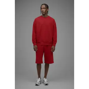 410 Oversized Crewneck - Red