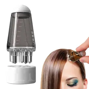 New Practical Scalp Medication Applicator Liquid Comb, 6ML Mini Head Massage Brush, Hair Growth Oil Application Tool, Scalp Massager