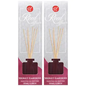 Money Gardens Reed Diffuser - Essential Oil Diffuser, 35ml (1.18oz) (Pack of 2)
