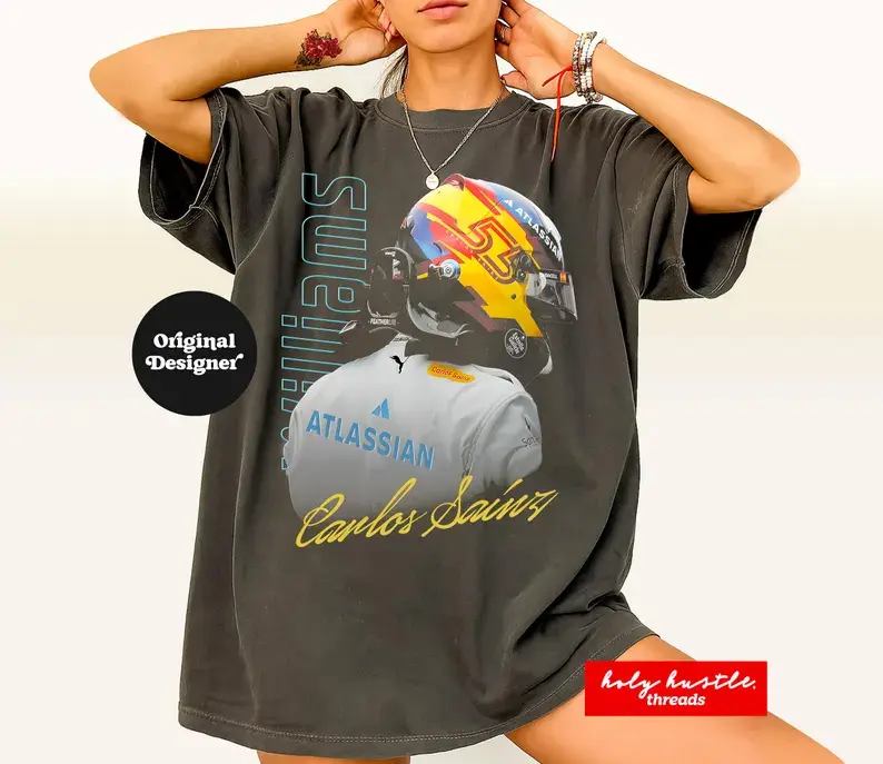 Carlos Sainz  Shirt, Vintage Williams Formula Racing Shirt, Formula Retro Graphic Tee, Formula  Merch, Gift for Sainz 55 Fans, Formula Tee