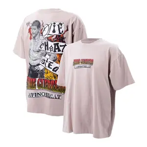 The Ripple Junction Tan Eddie Guerrero Lie Cheat Steal Zine Boxy T-Shirt,  Graphic Tee Gift For All Streetwear, Sport T-shirt
