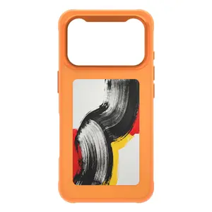 High-Definition Large-Screen NFC Projection Phone Case, Suitable For All Apple 11-17 Series, NFC Smart Projection Phone Case, NF Projection, Four-Color High-Definition Ink Screen, APP Operation, Projection Display, Photo, Couple'S Phone Protective Case