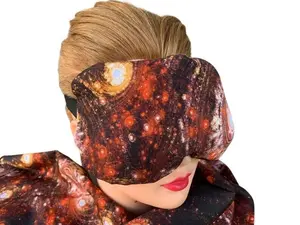 Celestial Orange Eye Pillow,Lavender Eucalyptus,Sinus Relief,Lavender Eye Pillow,Herbal Eye Pillow,Sinus Pad,Flax Seed, Herbal Pack, Hot Cold